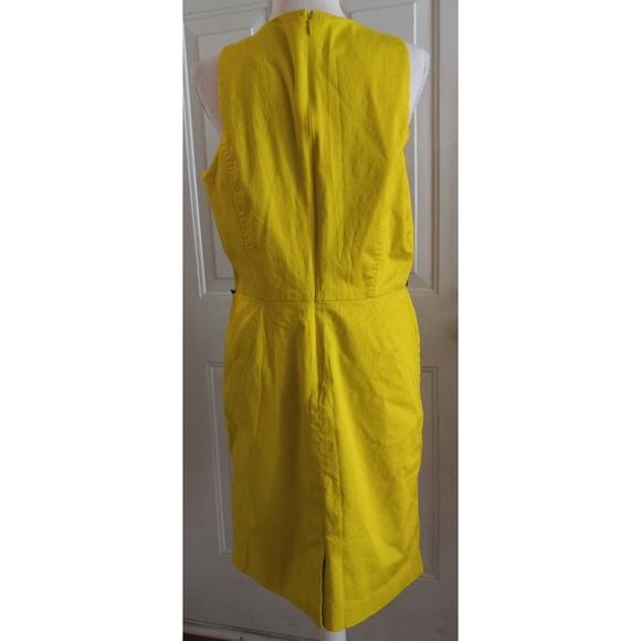 Vince Camuto dress Size 14 Color yellow - Picture 3 of 6